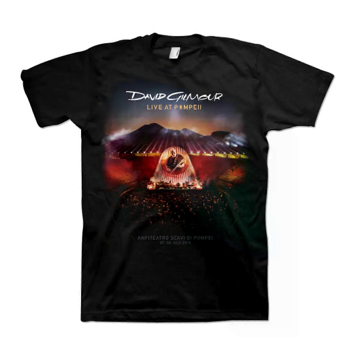 David Gilmour Live at Pompeii Double Sided Set List T-Shirt ROCKINSTONE