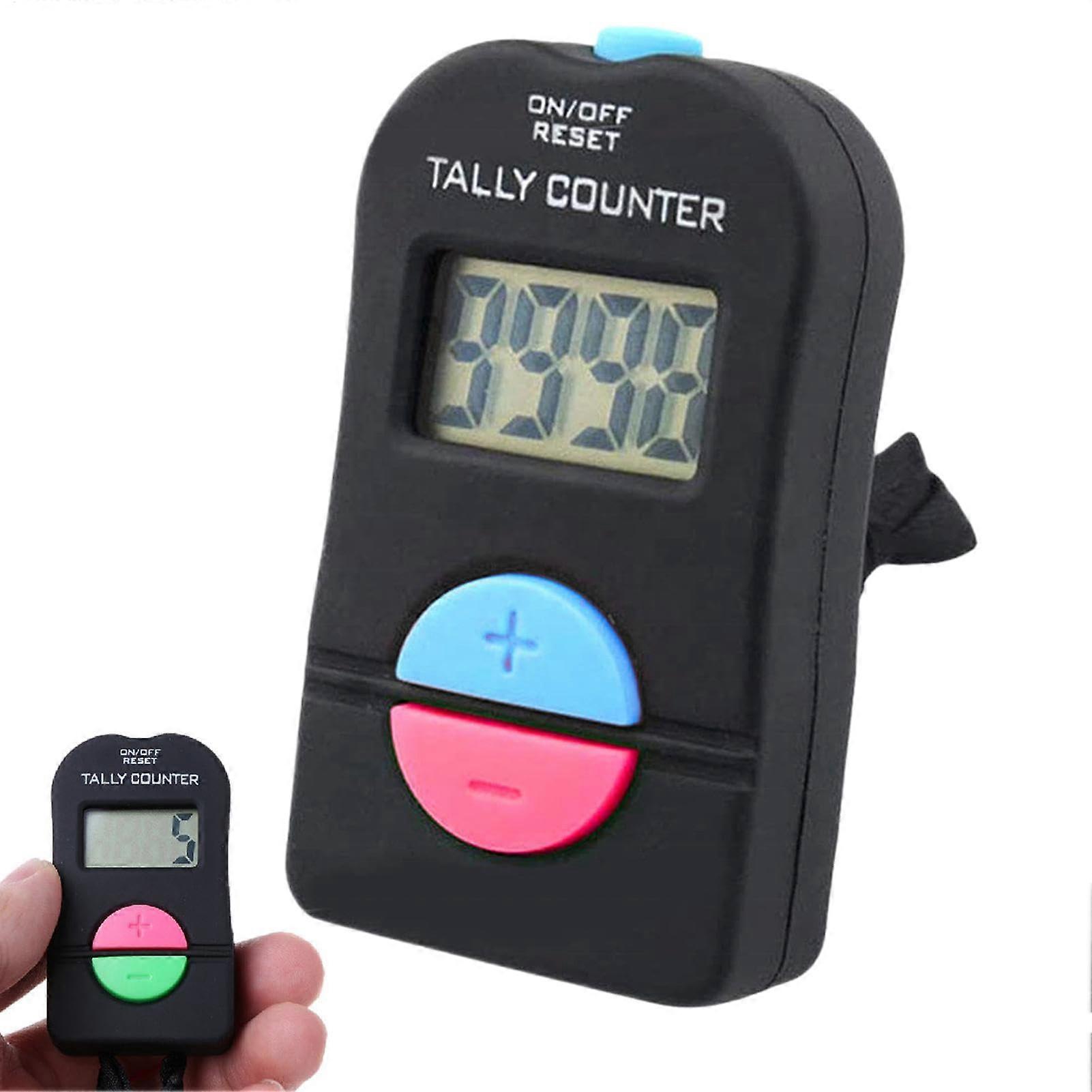 Tally Counter - Handheld Electronic Digital Clicker, People Counter, Increment/Decrement, Golf Accessories