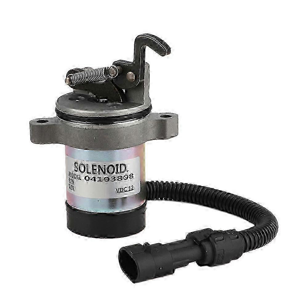 Deutz Fuel Shutoff Solenoid Model 04103808 Compatible with F3L F3M F4L F4M 1011 2011 Engines-Good
