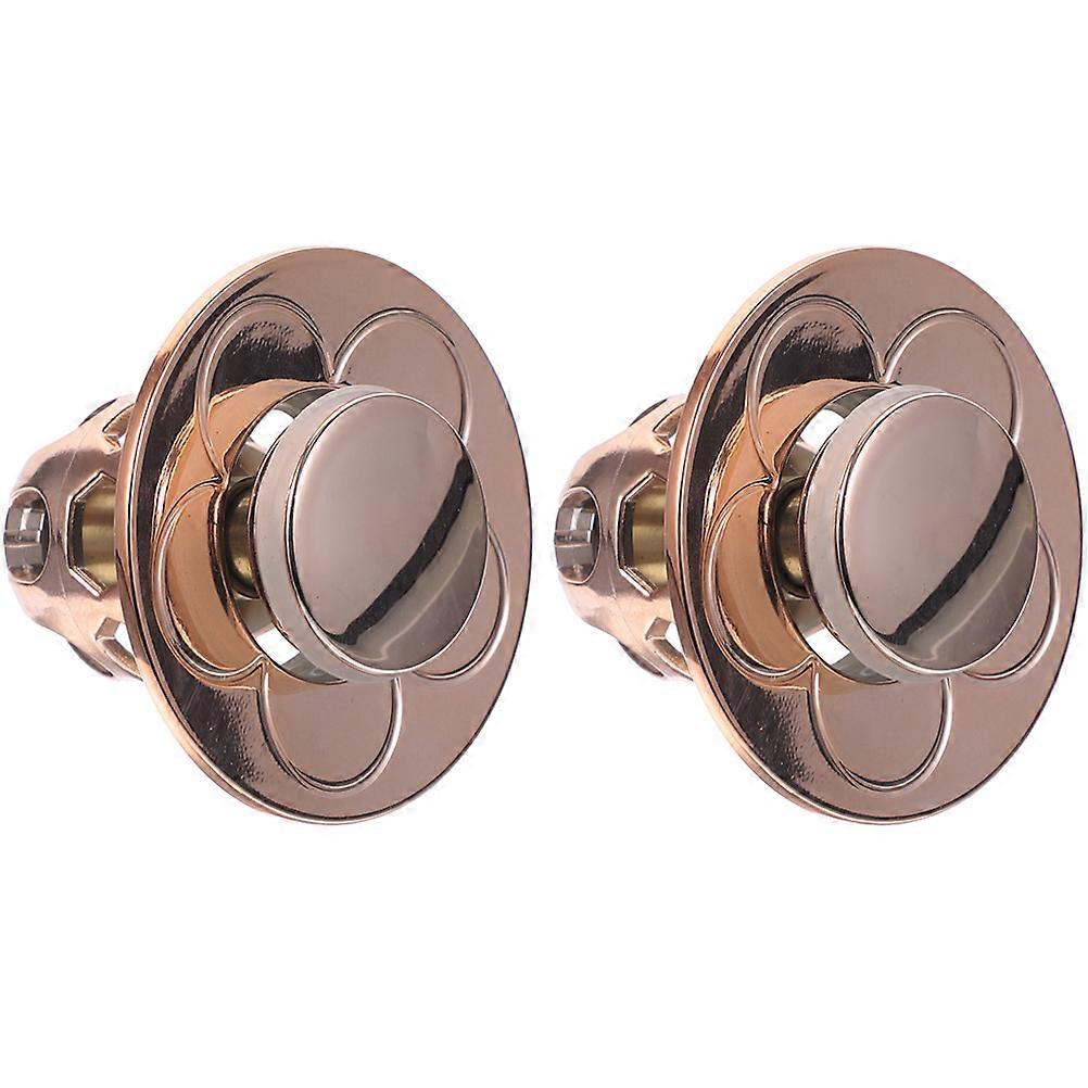 2pcs Sink Drain Stopper Replacement for Bathroom Basin Plug, Pop Up Design, Durable, Odor Resistant, Easy Install, Prevents Hair Clogs