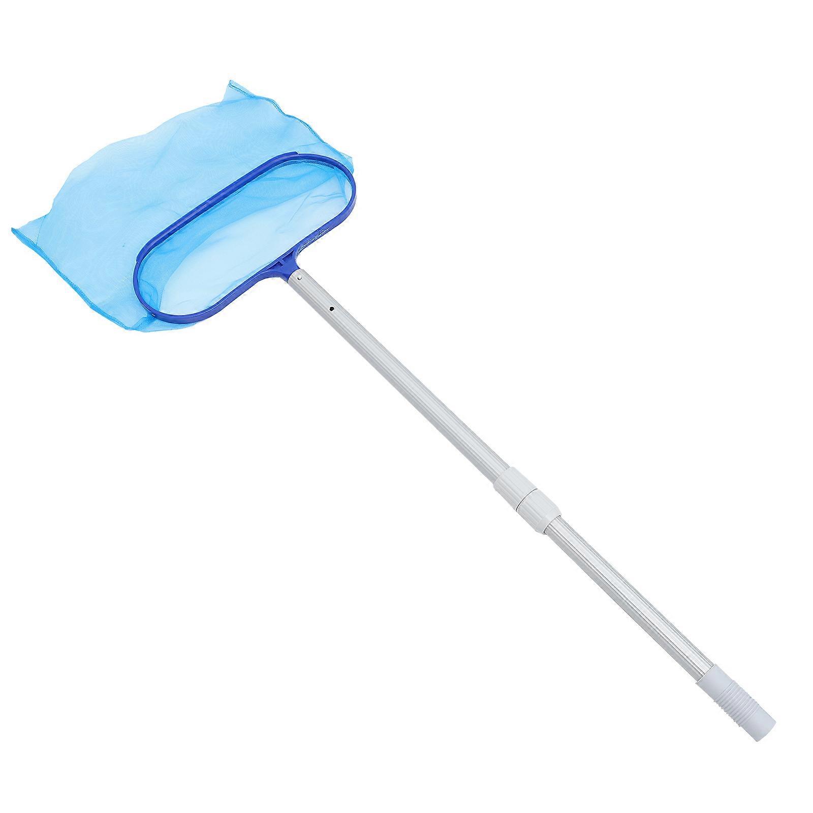 Swimming Pool Skimmer Net For Homeowners Blue 100X40cm Leaves Removal 1 Set