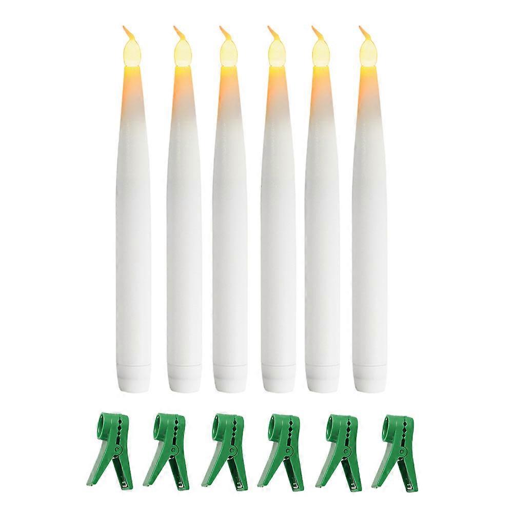 Stylish Christmas LED Candles Designed For Households And Party Organizers Sturdy 6Pcs