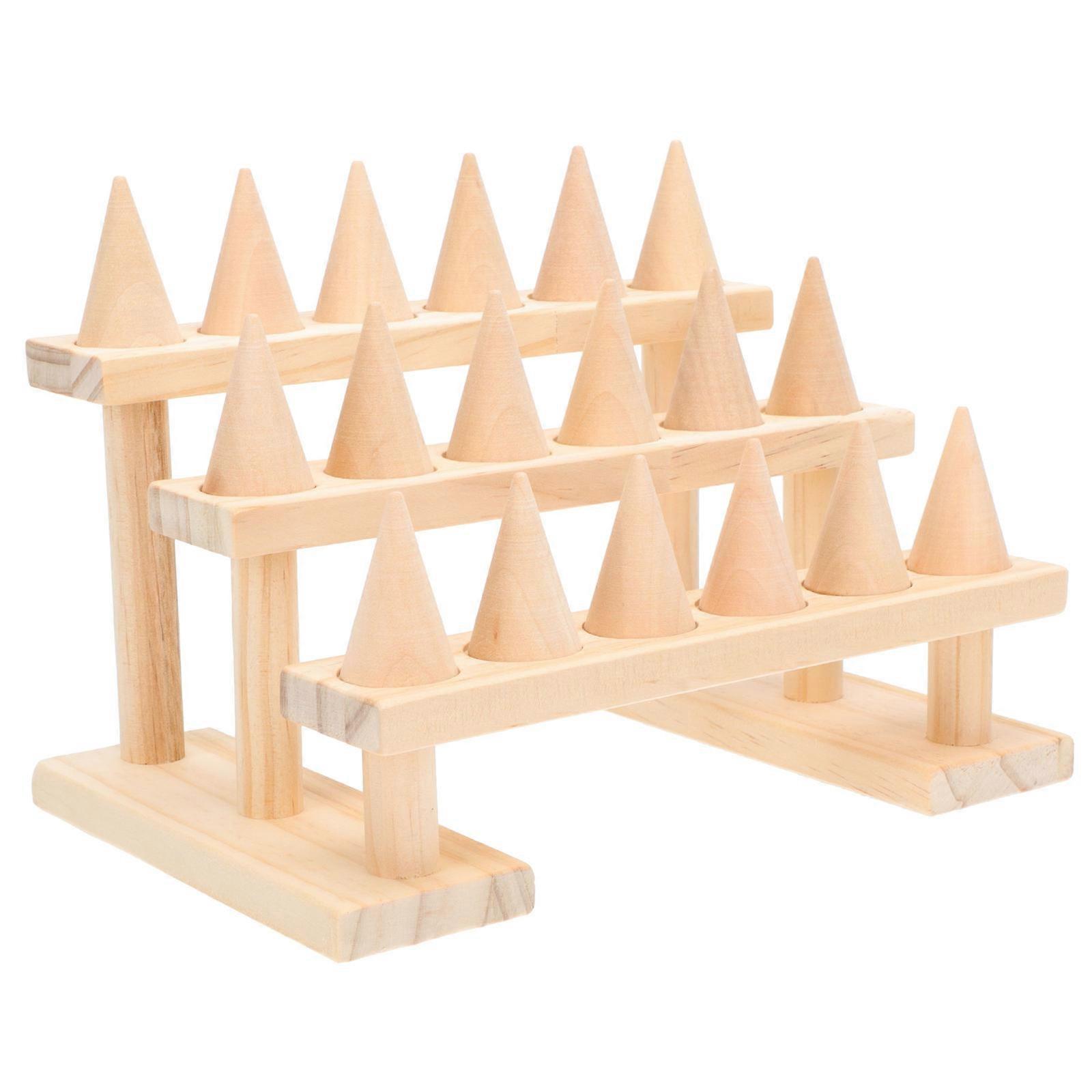 Tartós gyűrűs kijelző állvány 1db ékszerszervező állvány ujjgyűrűkhöz otthoni komód butik tárolás