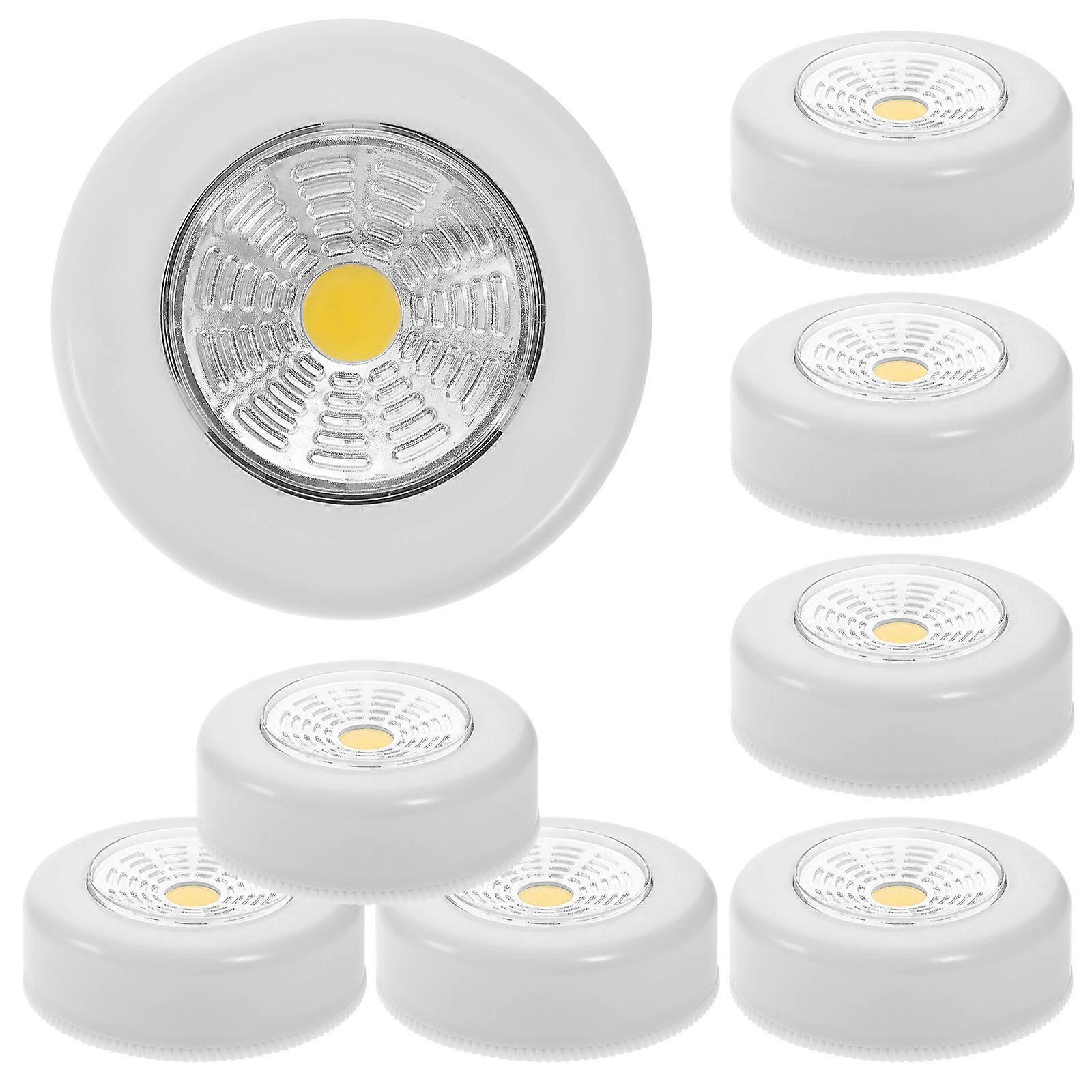 Touch Lights 8Pcs White ABS with Sensitive Touch Control for Indoor Light