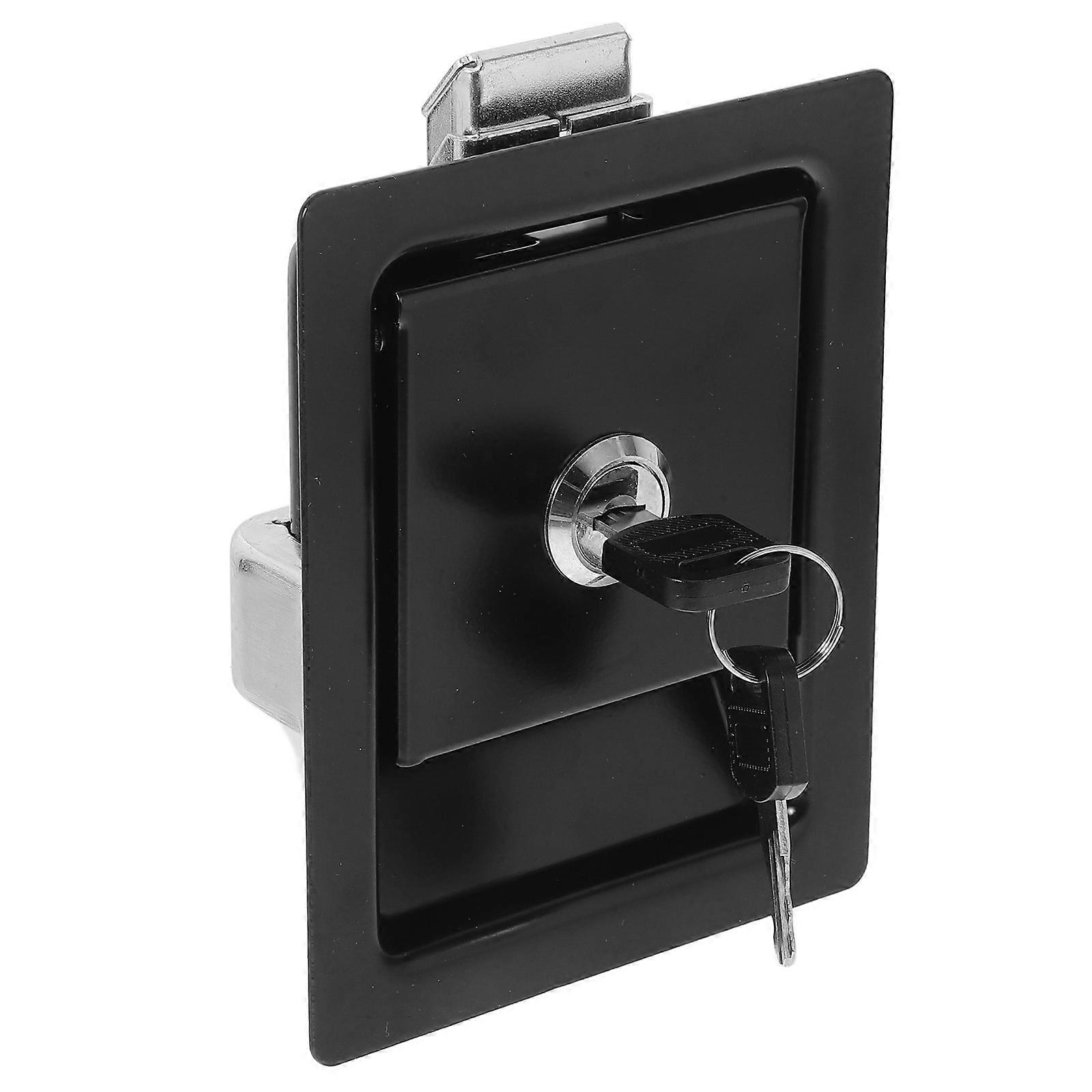 Heavy Duty Stainless Steel Cabinet Latch Replacement Panel Lock for Sanitation Vehicle Distribution Boxes Durable Embedded Door Locker for Enhanced