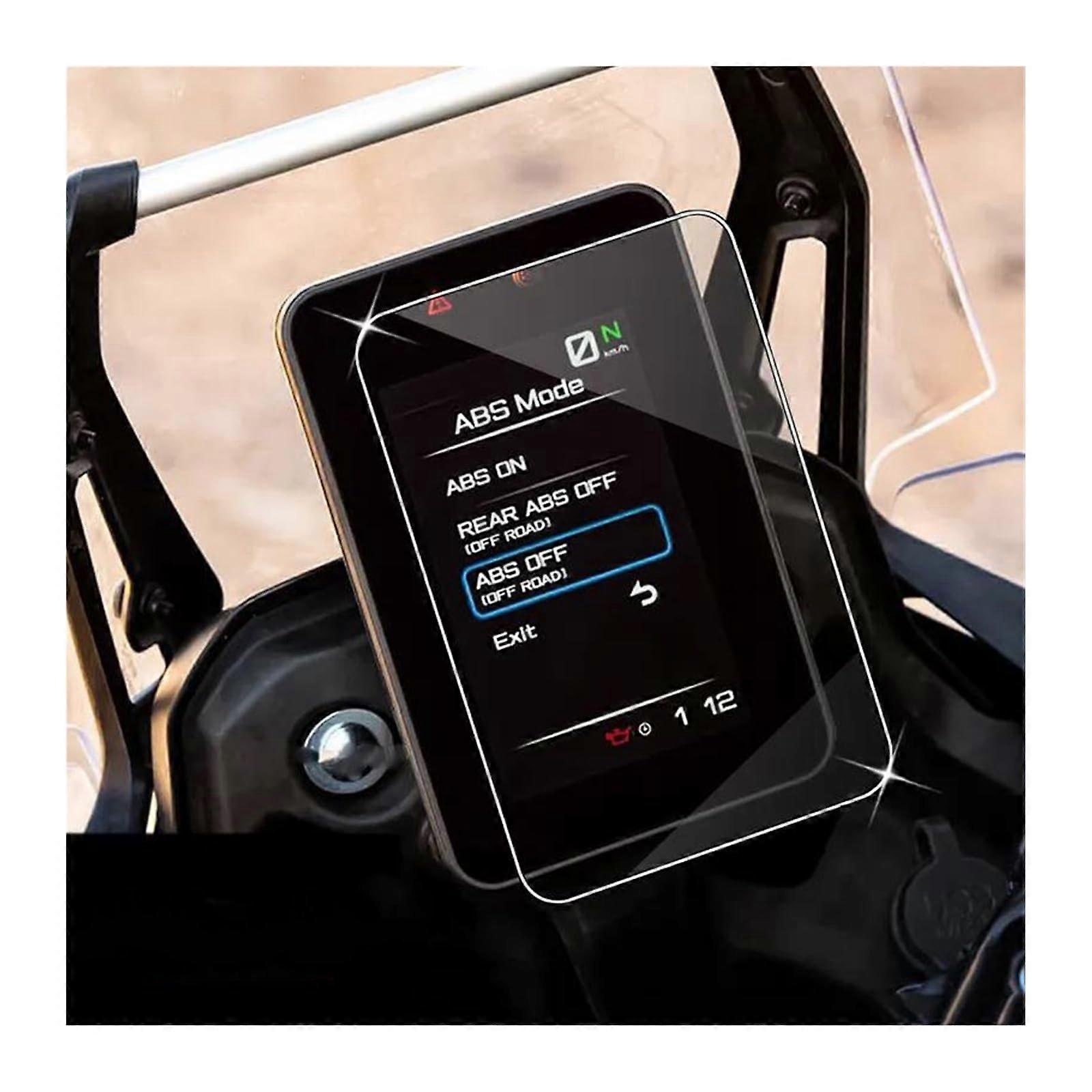 Odometer Protective Film for Tenere 700 World Raid 2022, Motorcycle Dashboard Screen Protector, 2 Sets, Scratch-Resistant, Easy Install