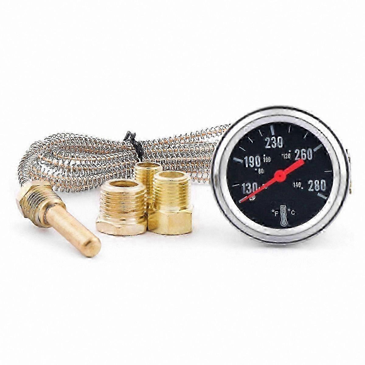 Mechanical Engine Temperature Gauge for Automotive Use with 12V Compatibility