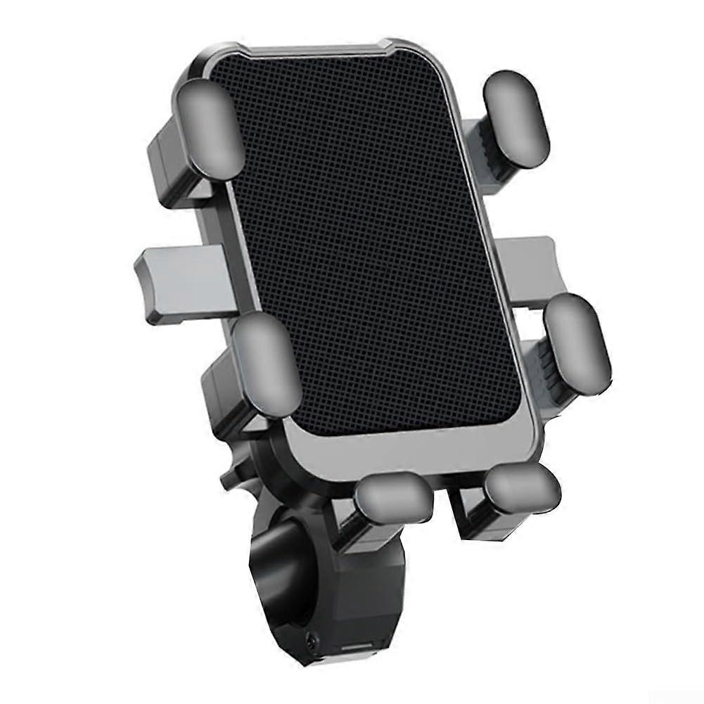 Electric Vehicle Cellphone Holder, Bike Phone Mount for Handlebar, Six Claw Locking, 360 Degree Rotation, Compatible with Smartphones