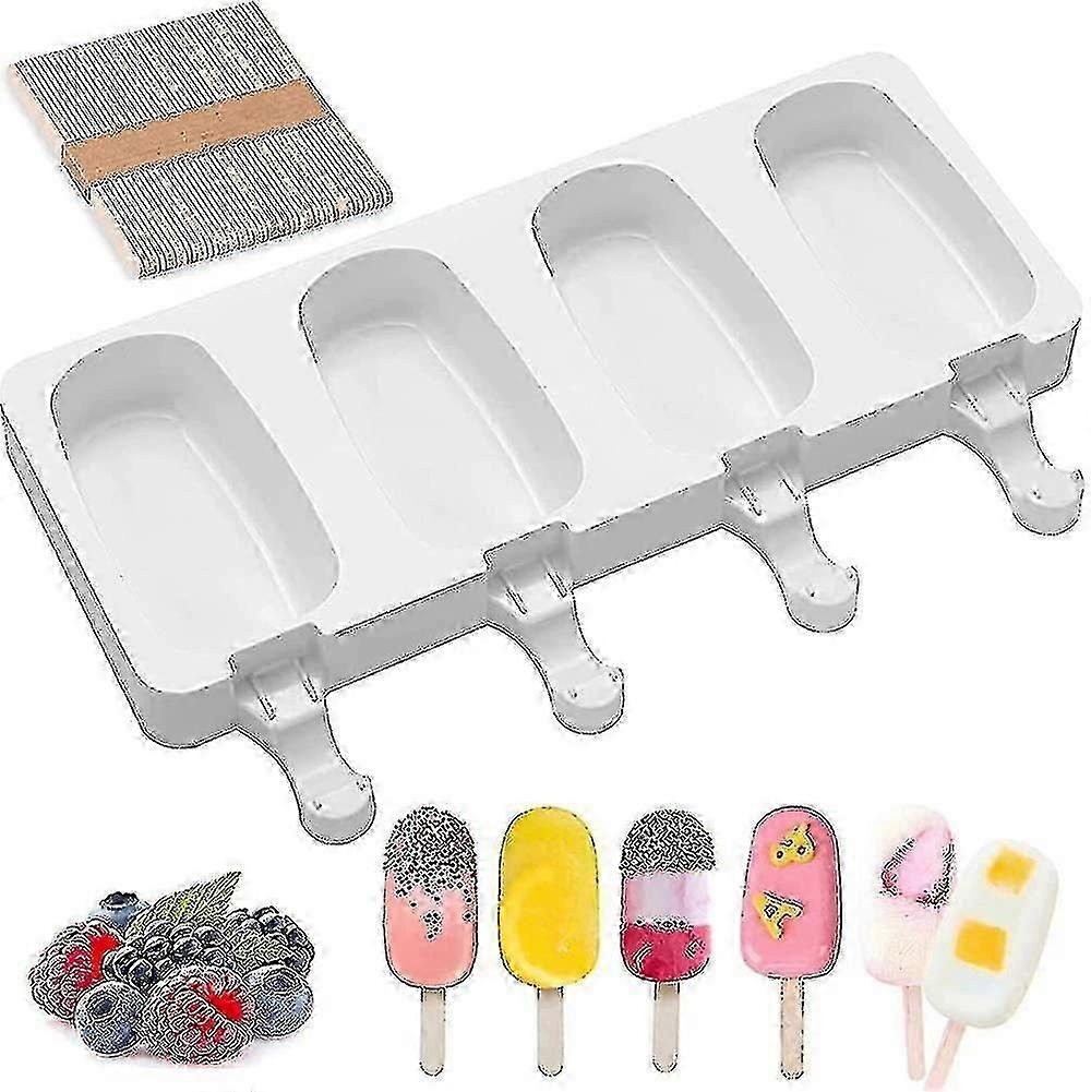 المجمدة سيليكون المصاصة قوالب المصاصة قوالب المصاصة قوالب دي الجليد، 1 قطعة، أبيض زينو بوتيك