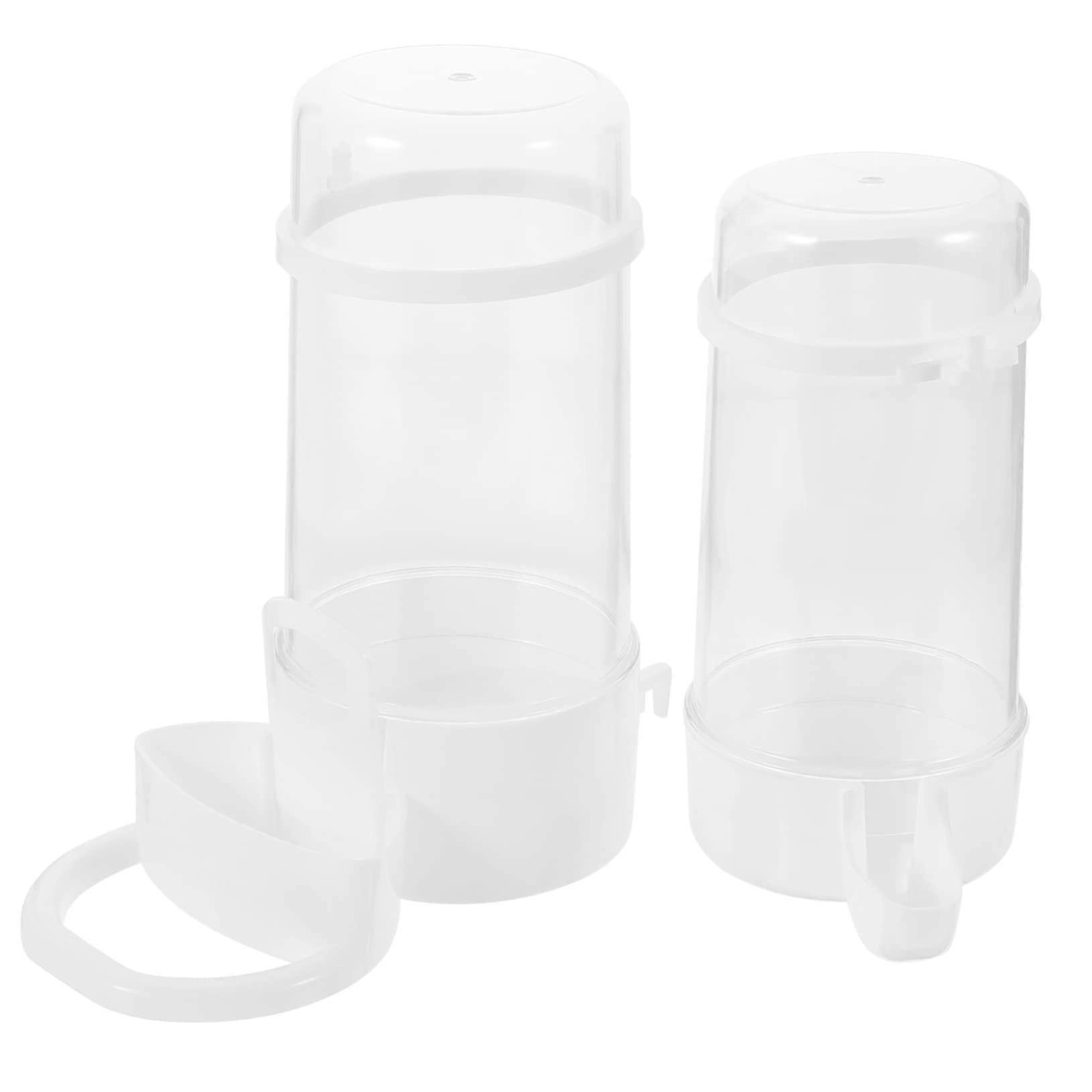 Automatic Bird Water Feeder and Food Dispenser Set of 2 for Cages, Ideal for Budgerigars, Indoor and Outdoor Use