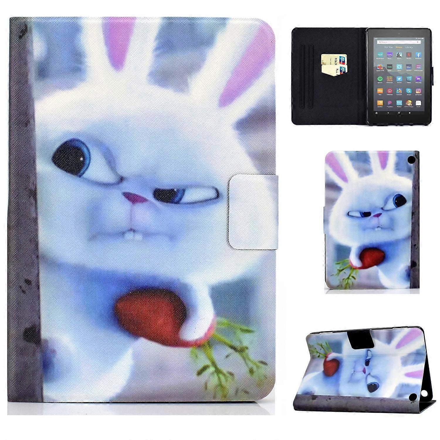 Leather Tablet Case For Amazon Kindle Fire 7 2022