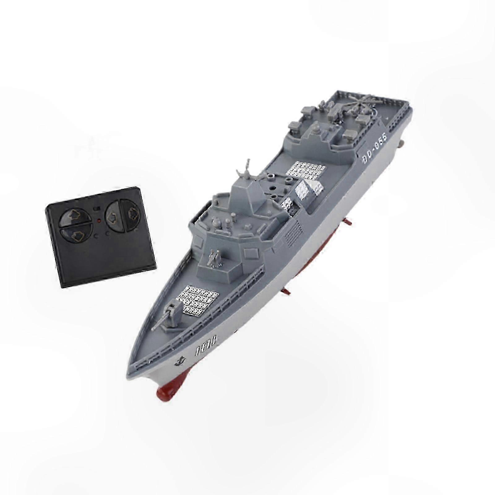 Waterproof RC Boat Toy for Boys Aged 7-12 Years, Simulation Warship Model Designed for Fun Playtime Activities