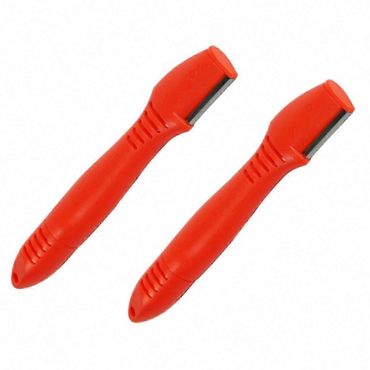 2 Pcs Universal Pocket Blade Sharpeners, Durable Tungsten Steel Alloy for Enhanced Pruning and Multipurpose Garden Tool
