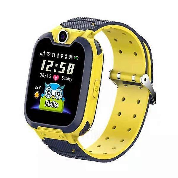 Children's gaming smartwatch, X6 yellow, with high-definition screen and gaming and phone functions