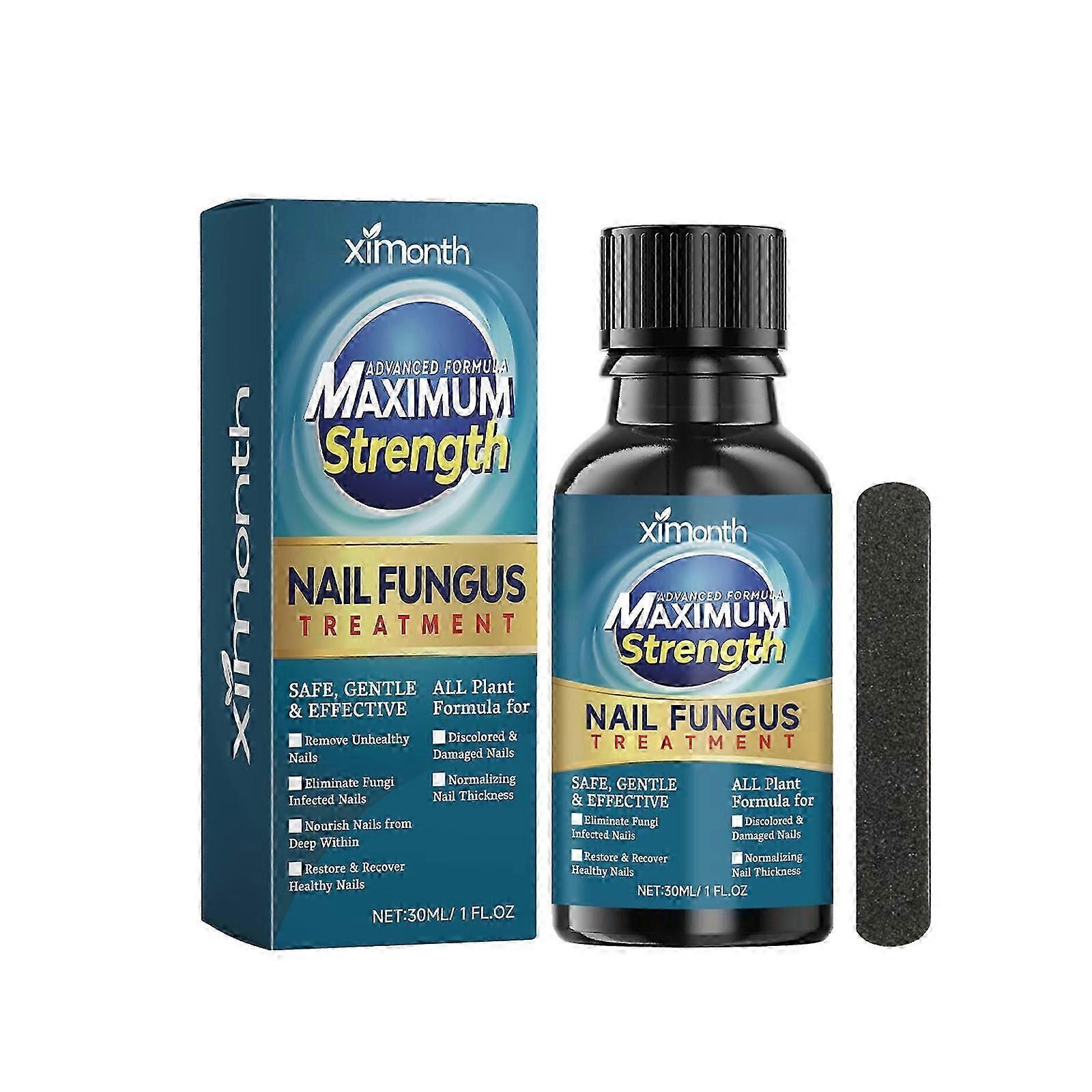 Ximonth Nail Repair Solution for Embedded Nails, Thickening, Brightening, and Care for Gray and Soft Nails on Hands and Feet