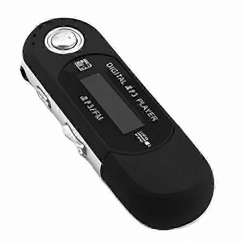 Portable Digital Music Player with LCD Screen, 4GB Storage, FM Radio, USB MP3 Player, Multifunctional USB Stick