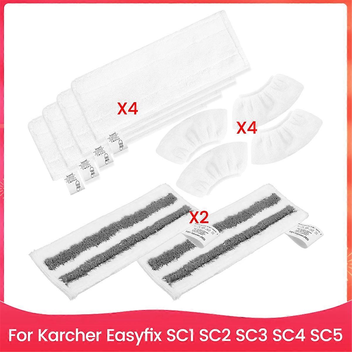 Microfibre Cloth Set for Easyfix SC1 SC2 SC3 SC4 SC5 Steam Cleaner Accessories, Washable Microfibre