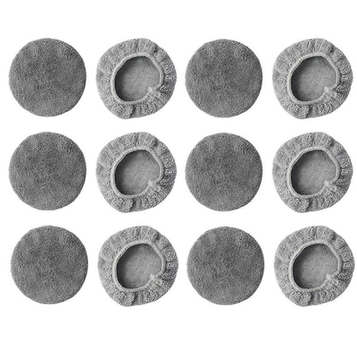 12pcs Window Cleaning Robot Universal Round Mops Accessories