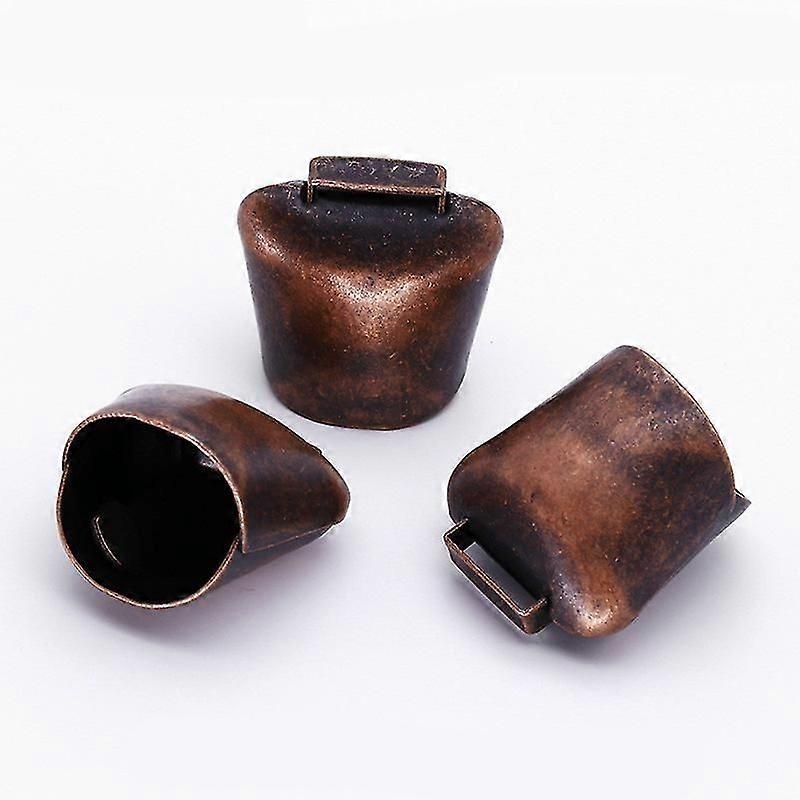 أجراس الرعي للماشية والخيول والأغنام المزرعة أجراس النحاس المضادة للضياع بصوت عال ونقي تنتشر ملحقات DIY الحلي قلادة الأليفة