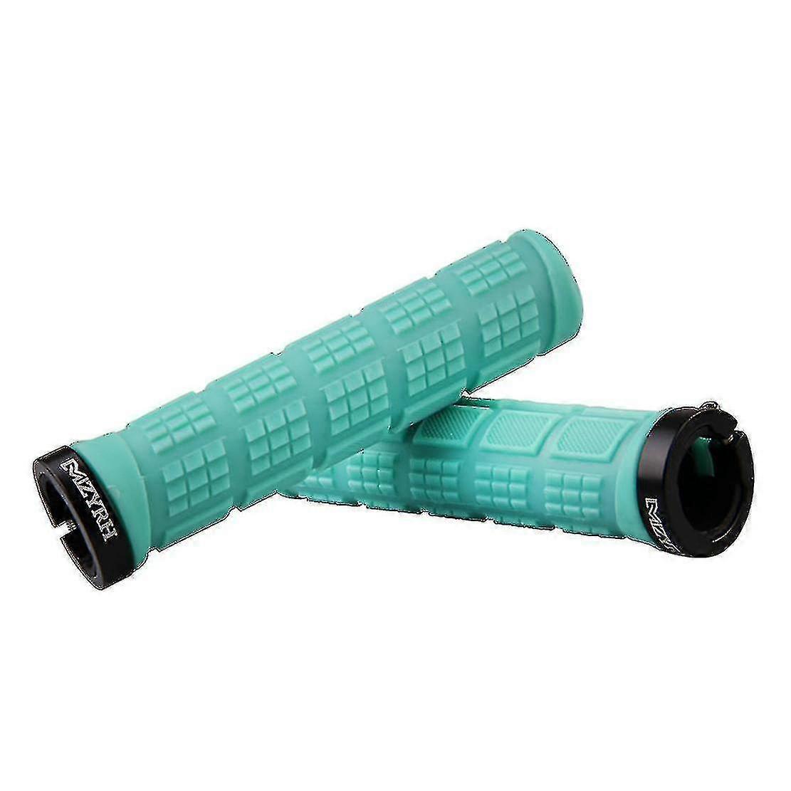 Mzyrh Bike Handlebar Grip Anti-slip Bike Grip Light Blue