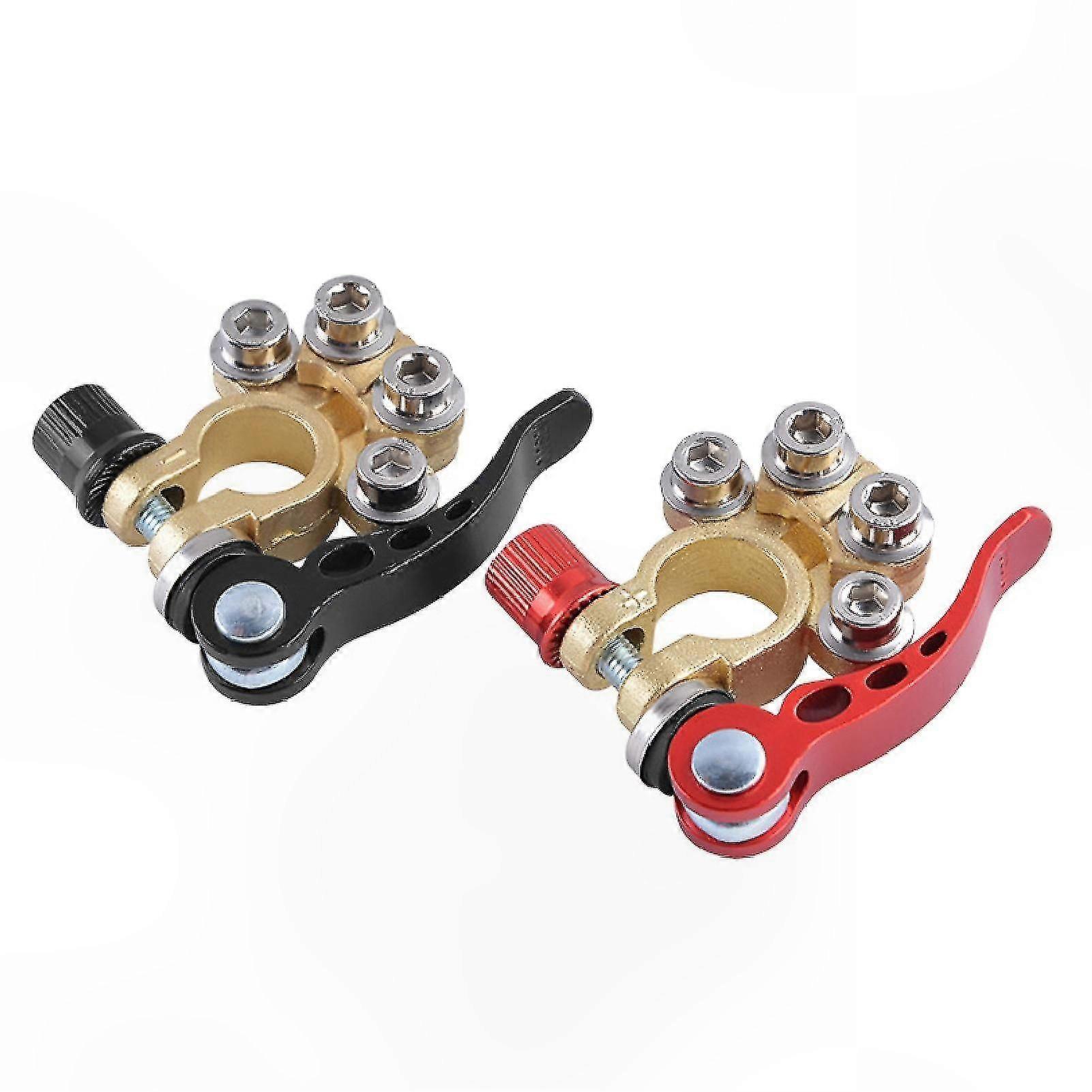 Heavy Duty Battery Terminal Clamp Pair for Marine and Automotive Use