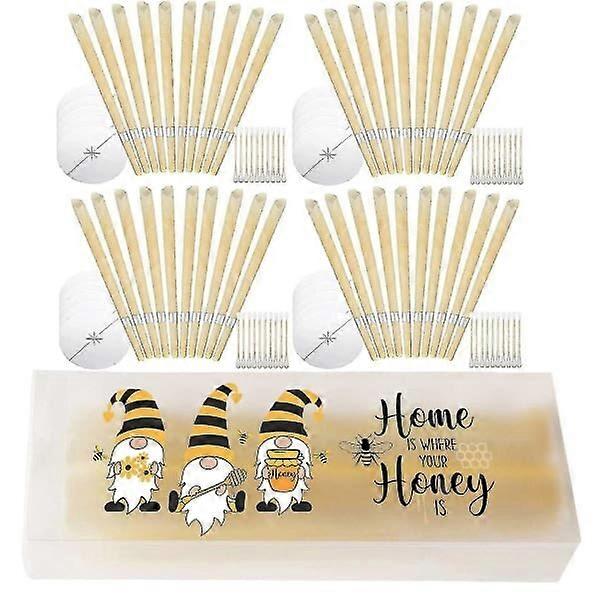 Beeswax ear candles, 40 pieces per pack, relieve ear itching