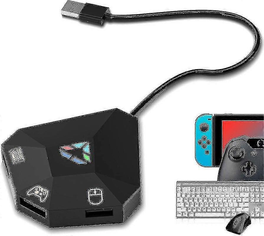 Adapter klawiatury i myszy do konwertera Nintendo Switch/PS4/PS3/Xbox One/Xbox 360