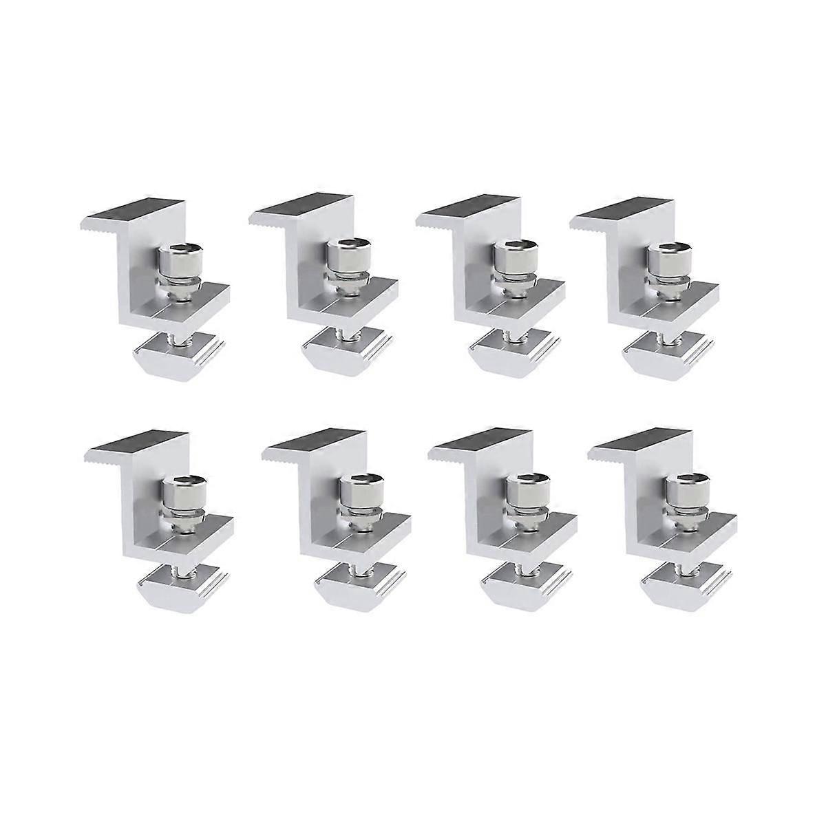 8 Pieces 35Mm Solar Panel Bracket Are Adjustable, Solar Mounting, Trapezoidal Sheet for Roof, RV, B