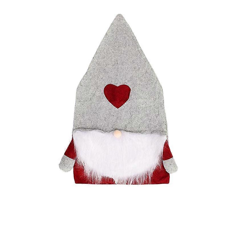 Chair covers, red and gray two-color style, European and American style, environmentally friendly and durable, suitable for Christmas