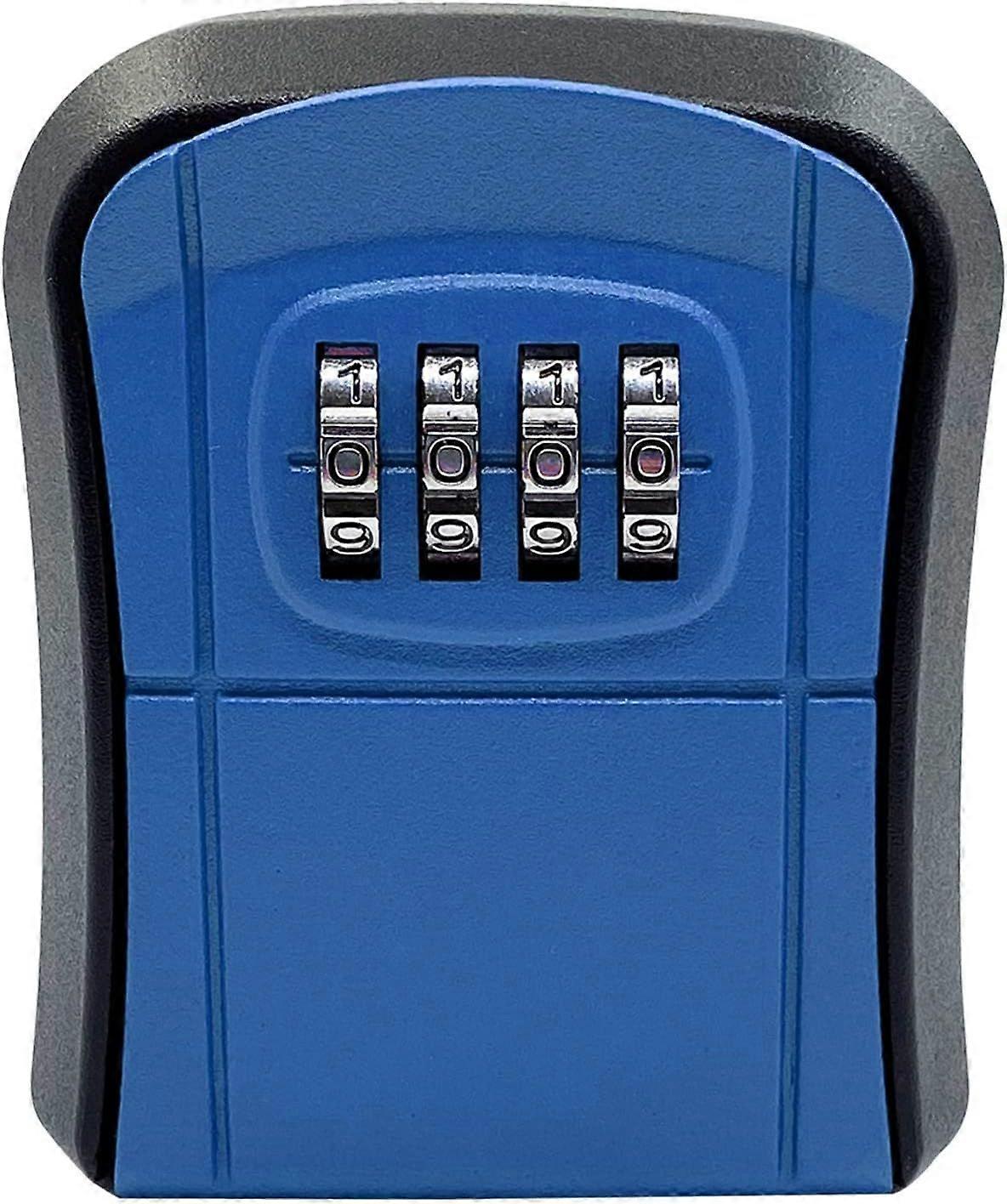 Secure Key Box, Key Code Box, Key Safe Box 4 Digit Lockable Box, Wall Mounted