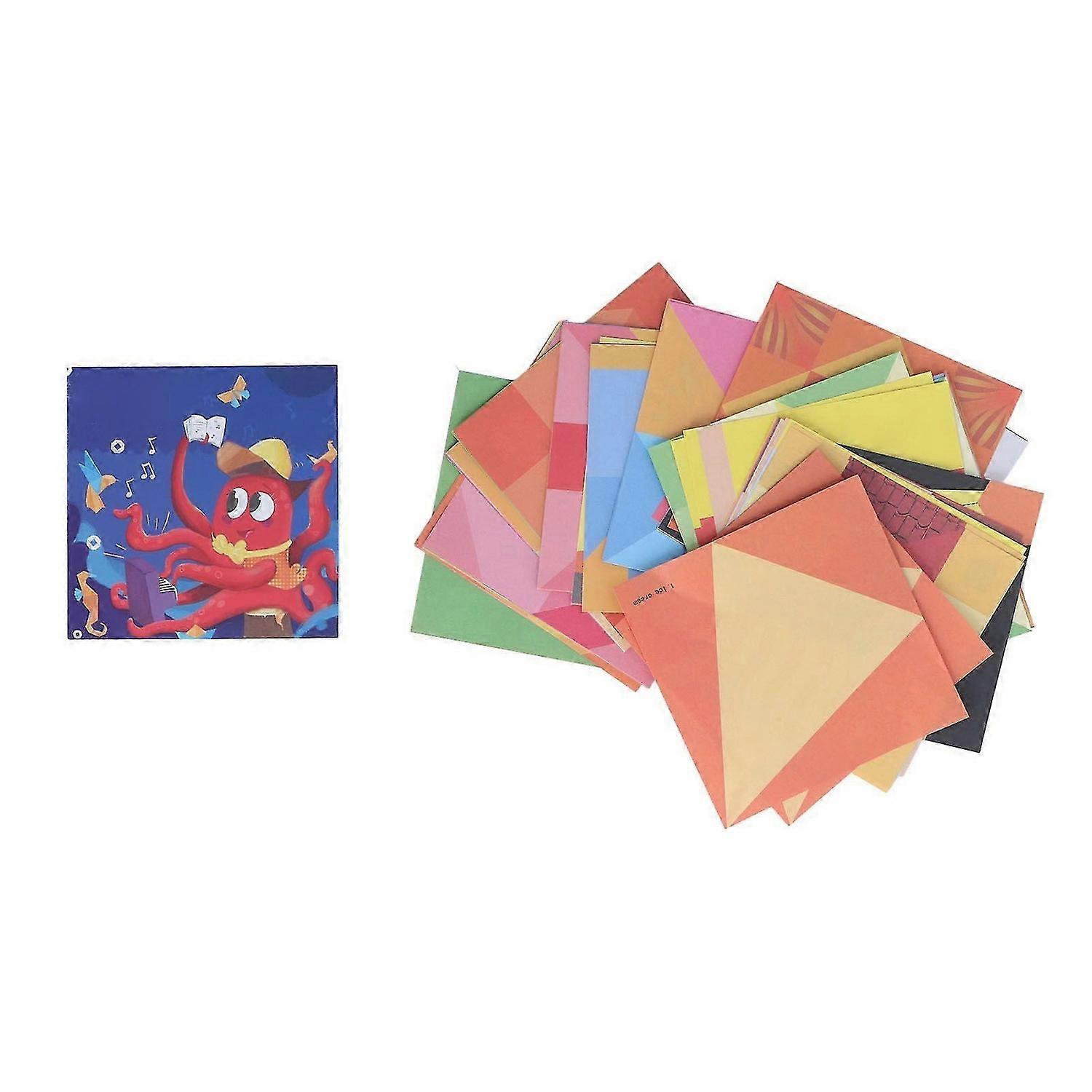 2025 Latest Model 108 Sheets Origami Paper Vivid Realistic Three Dimensional