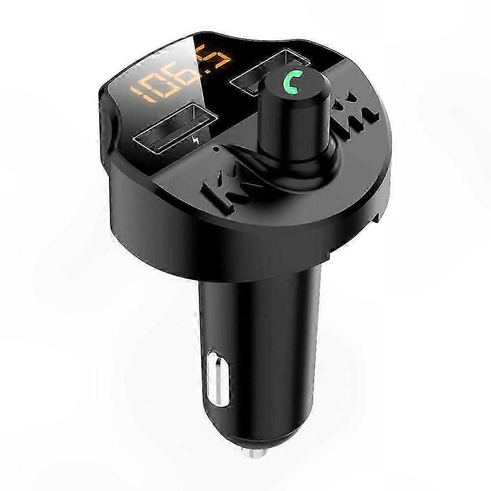 Bluetooth Car Charger with FM Transmitter and MP3 Player for Hands-Free Calls through Cigarette Lighter Socket