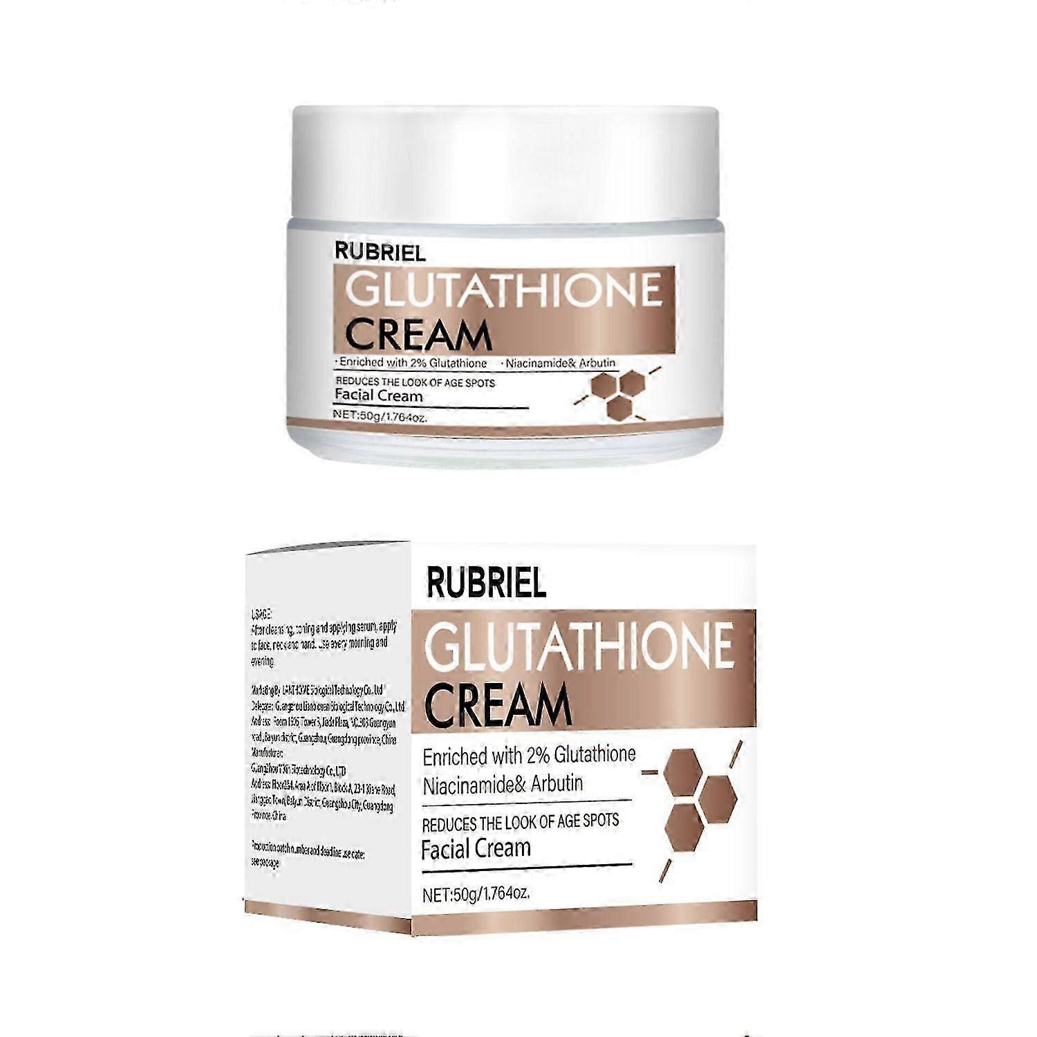 グルタチオンクリーム、しわ防止フェイスモイスチャライザー、顔用アンチエイジングモイスチャライザー-肌に深く栄養を与え、肌を活性化します