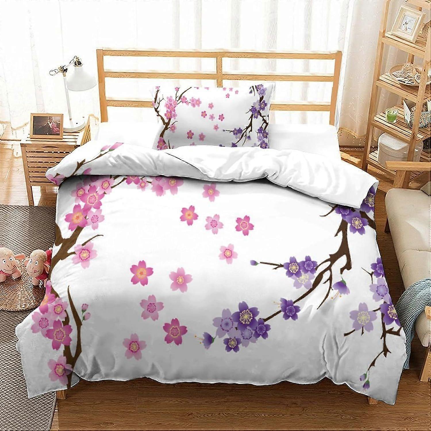 Toy Story Duvet Cover 3 PCS Hotel Quality Quilt Cover Bedding Set Bed Covers with Pillowcases with Zipper Closure Breathable Stylish Comforter 140x200