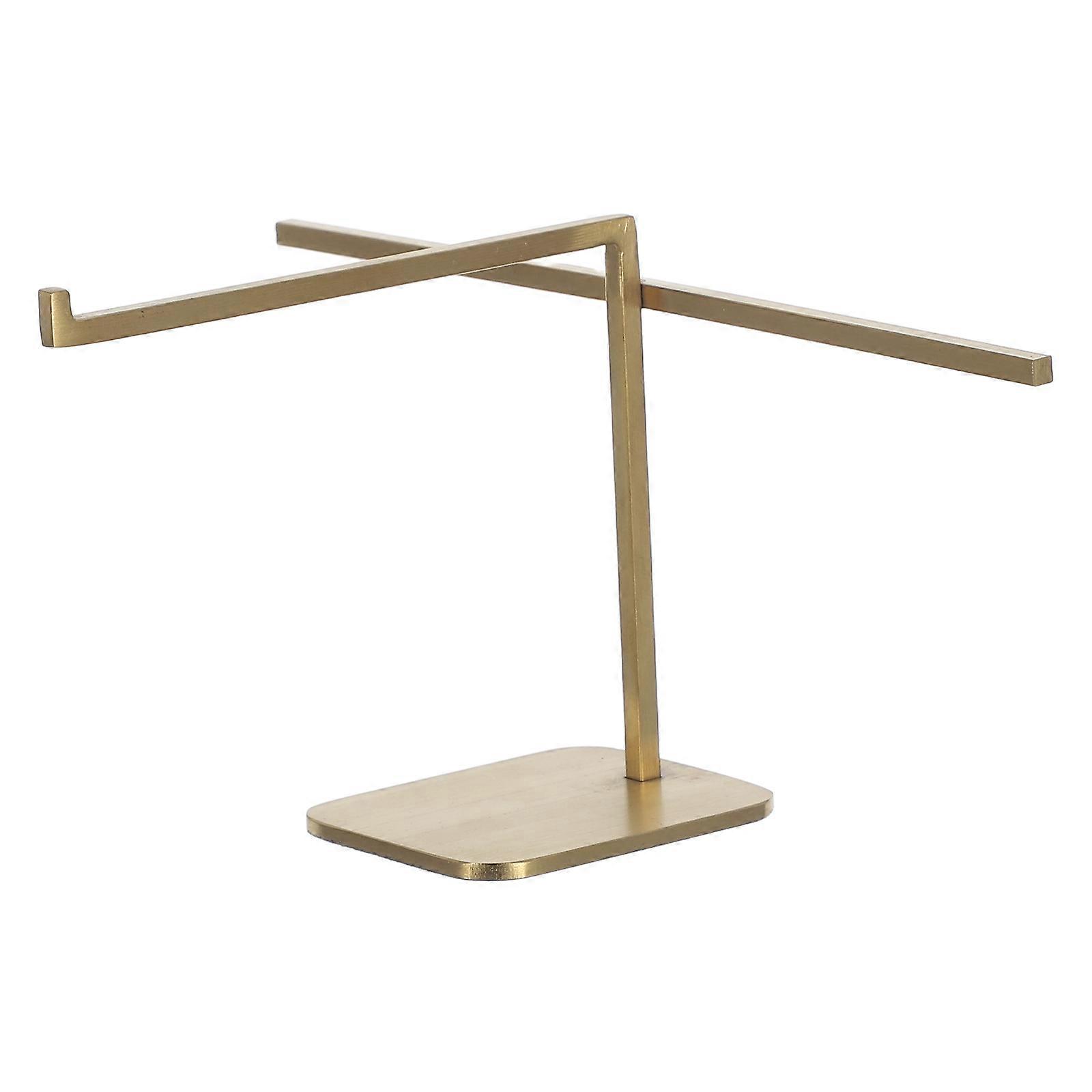 Eyeglass Display Stand Stainless Steel for Displaying Golden Glasses Organizer