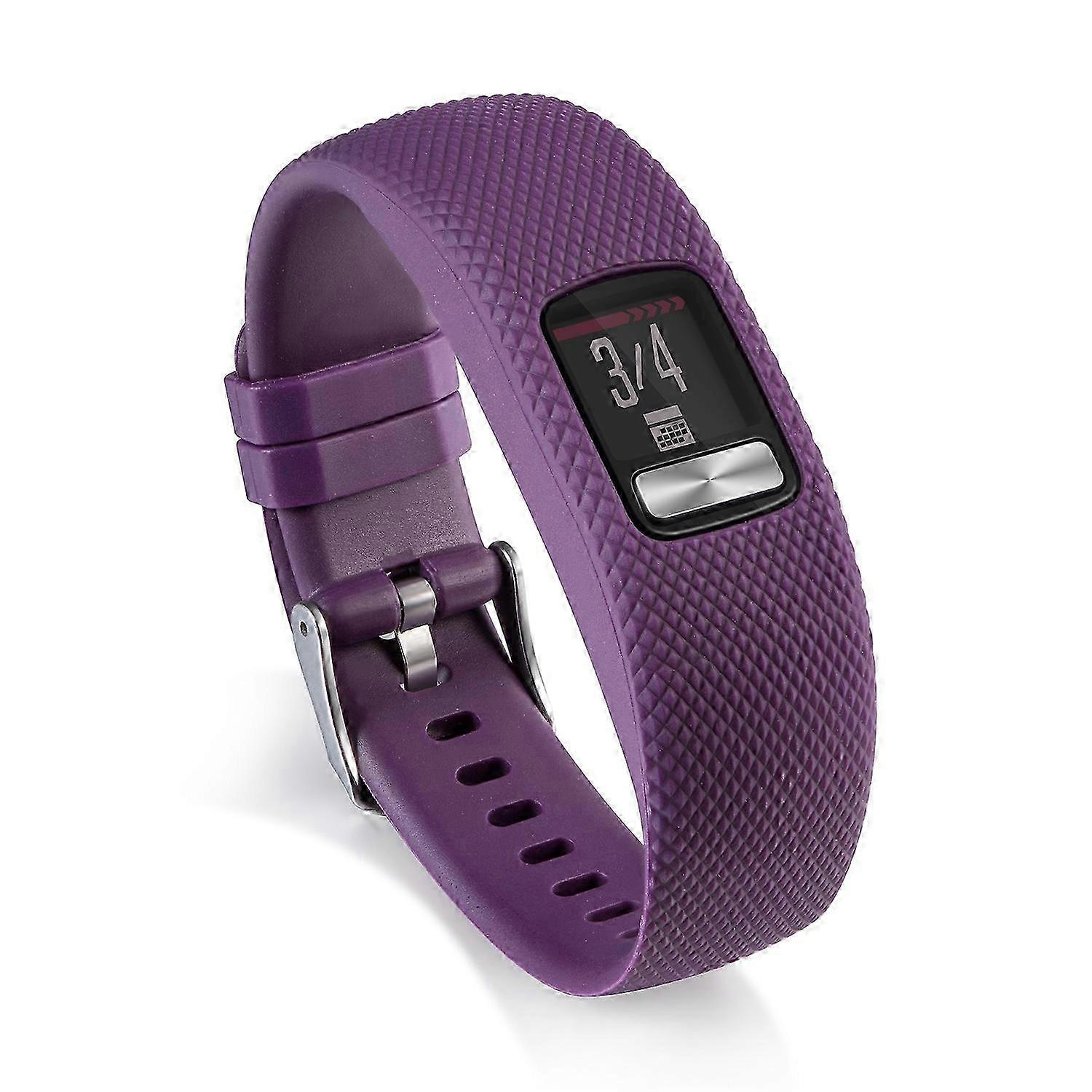 suitable for For Garmin Vivofit 4 Watch Band Flexible Lozenge Texture TPE TPU Watch Strap-jc
