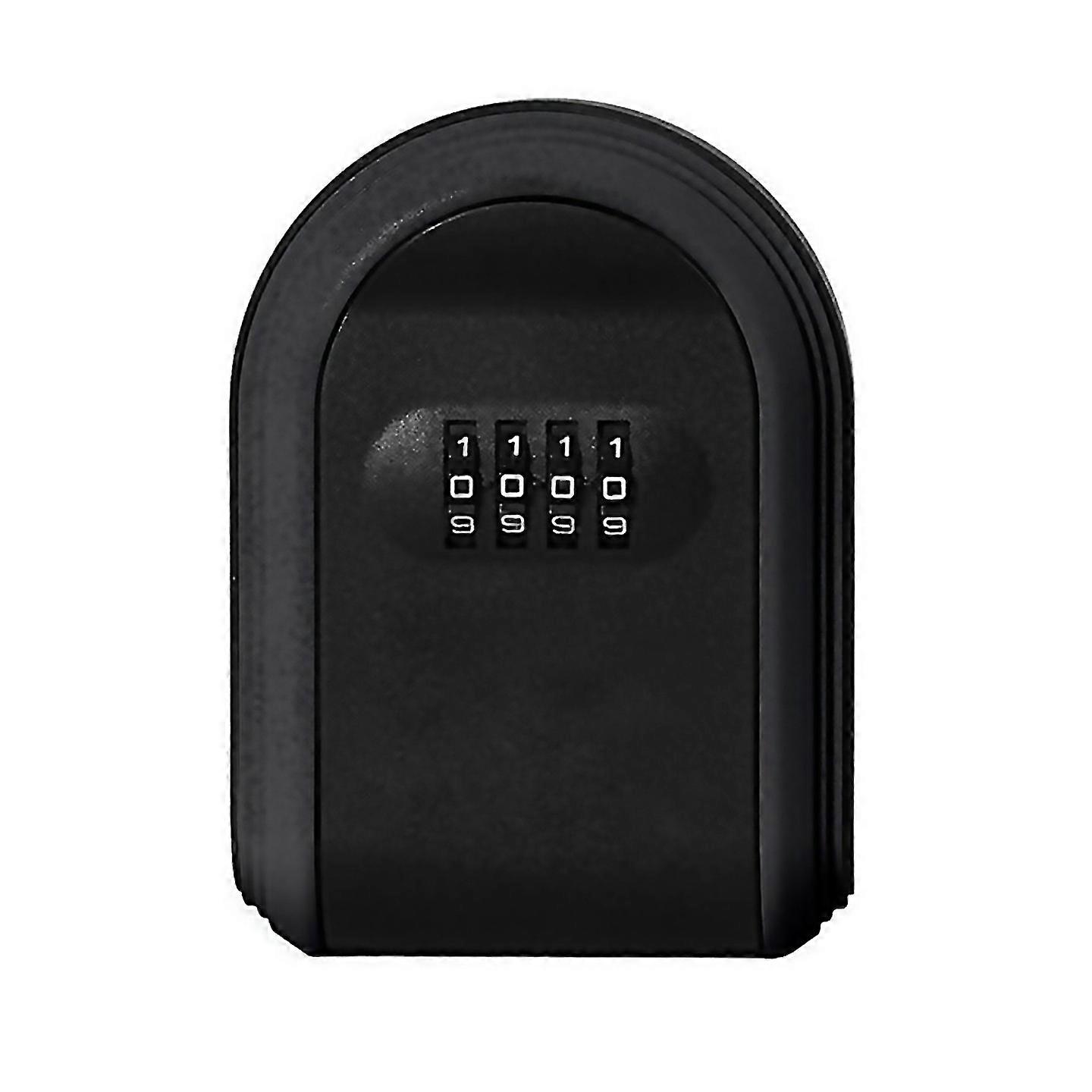 For Key Safe Box Weatherproof 4 Digit Combination Black