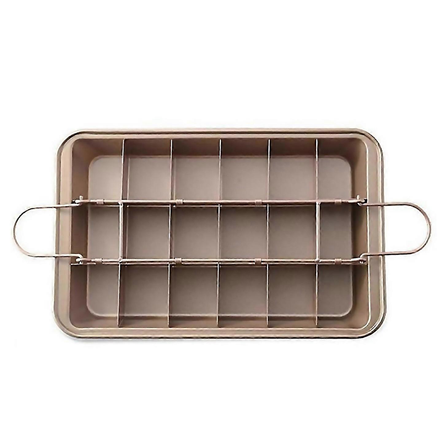 For Cake Pan Baking Utensils Square Grid Chocolate Dessert Cake
