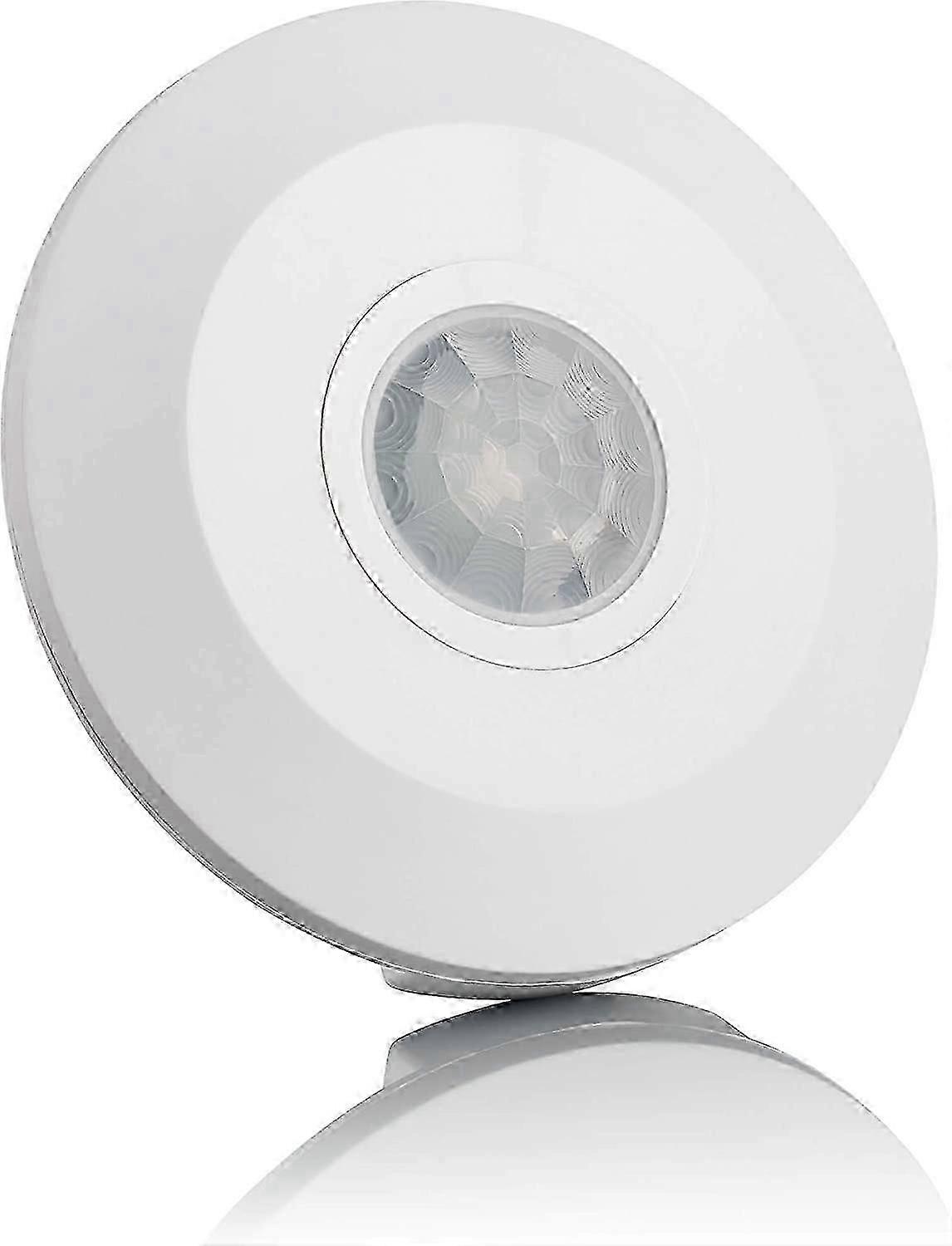 Indoor Motion Detector, Surface Mounting, Programmable, Infrared Sensor, 6m/360 Range, Compatible with LED