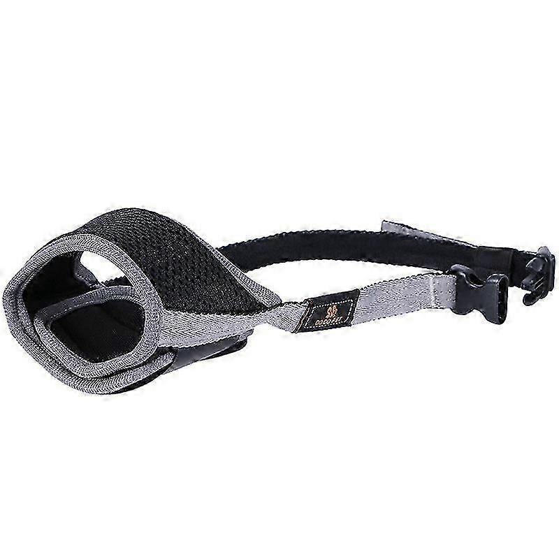 Dog Muzzle, Soft Nylon Muzzles for Small Medium Large Dogs to Anti & Prevent Biting Barking Chewing, Pet Mouth Guard for German Shepherd with Adjustab