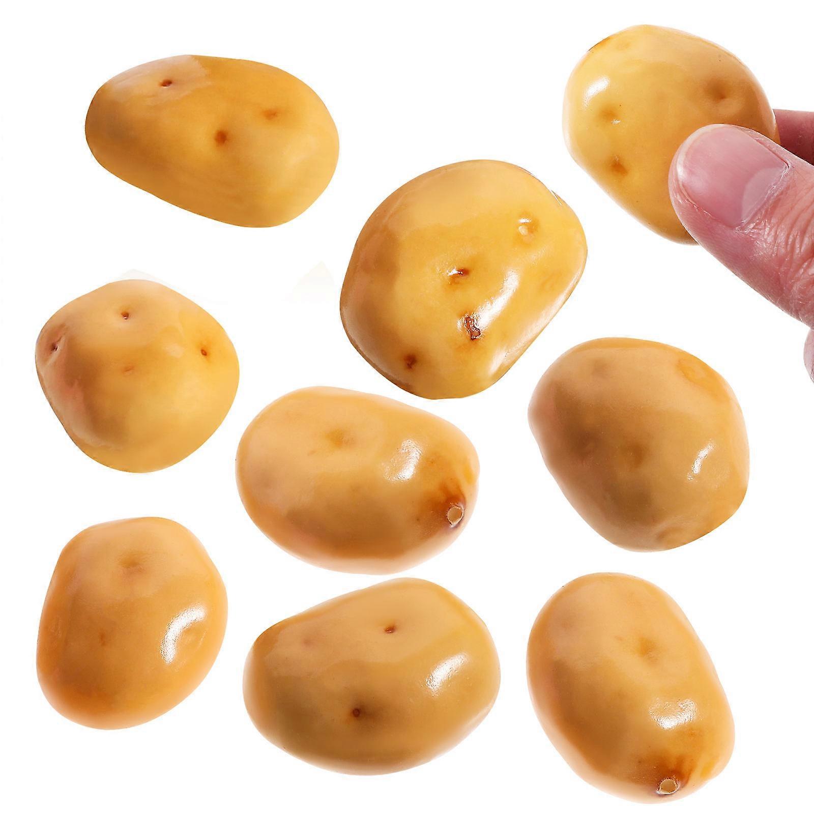 Artificial Potatoes Foam Decoration Toy for Home Use 40Pcs Set
