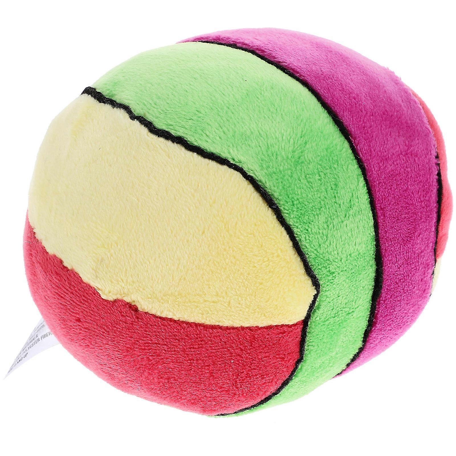 Pet Dog Biting Toy Plush Ball for Teething 4Pcs Soft Balls