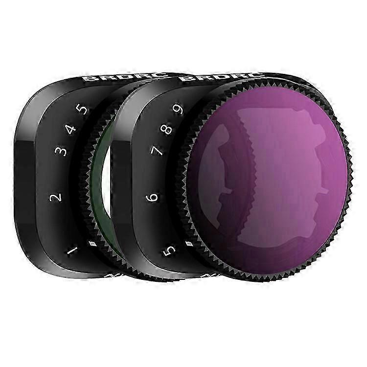BRDRC VND2-5+ND5-9 2Pcs Filter Set Compatible For DJI Mini 3 Pro