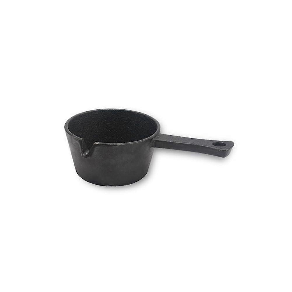 Cast Iron Dip Pan Mini Round 9.5cm for Outdoor BBQ and Picnic - Easy Install and Use, Durable Cooking Tool