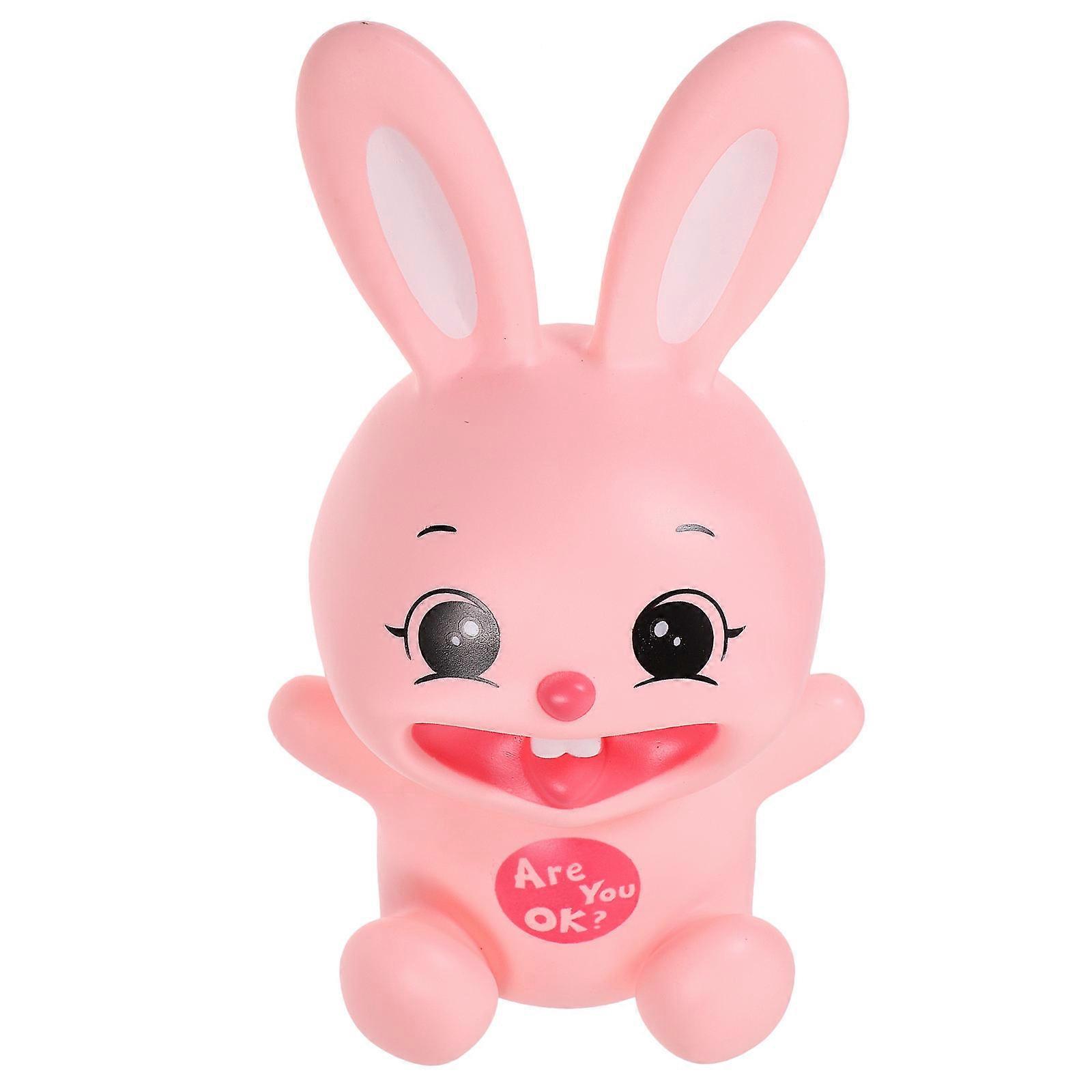 Rabbit Shape Bunny Piggy Bank Adorable Cartoon Style Money Saving Pot For Children's Toy 21X12X10CM 1Pack