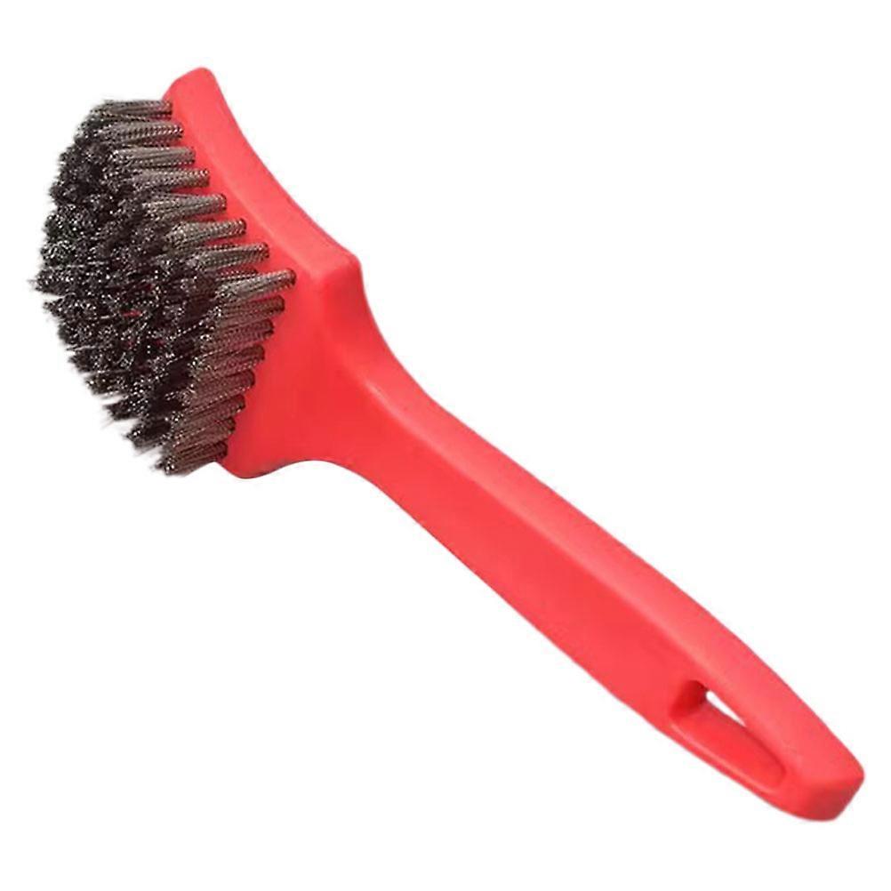 3Pcs Wire Brush For Effective Tire Maintenance And Vehicle Cleaning Featuring Handle Design And Versatile Usage In Multi Color