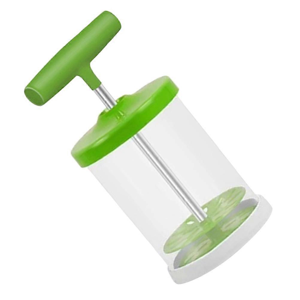 Professional Manual Milk Frother Handheld Milk Mixer for Home Use Green