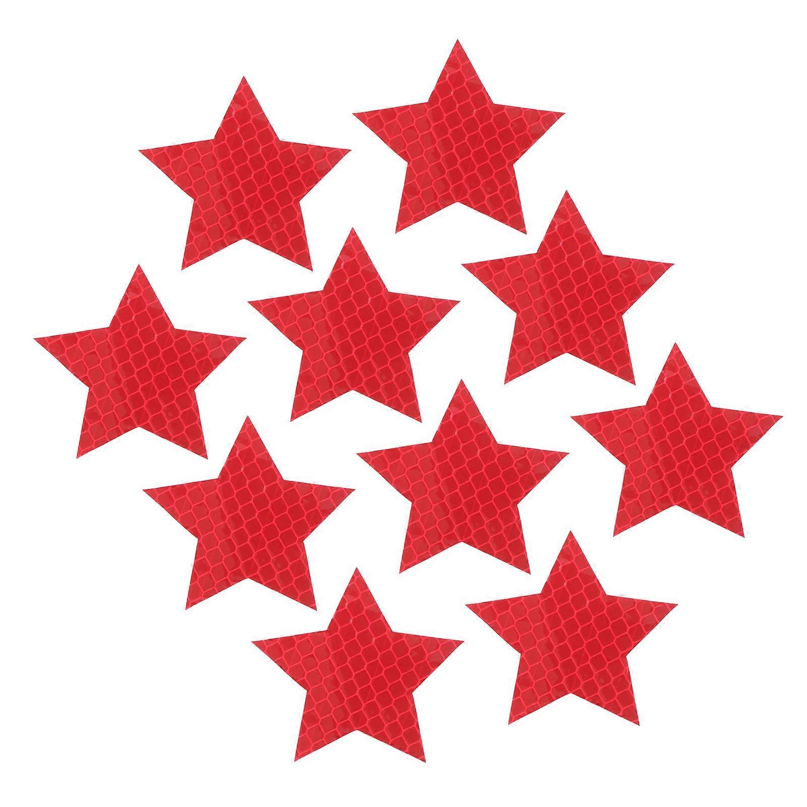 Warning Reflective Stickers Bicycle Stickers for DIY 10Pcs