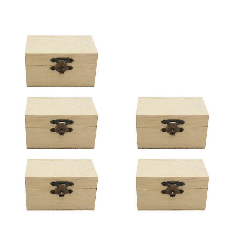 Wooden Organizer Storage Box for Storage Use 15Pcs DIY Gift Case