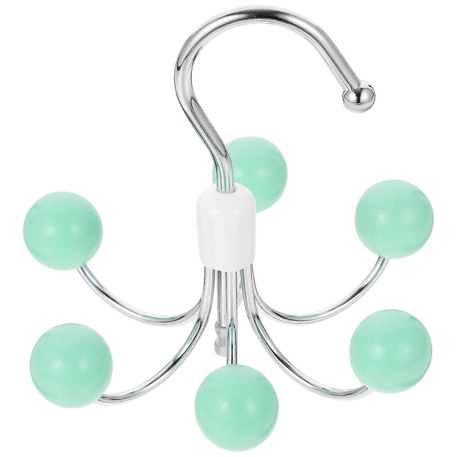 Unique 360° Swivel Hanger For Daily Use Closet Storage Light Green 3Pcs Modern Style Organizer